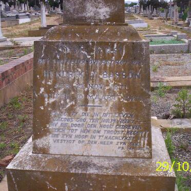 BASSON Hendrik J.  1871-1927