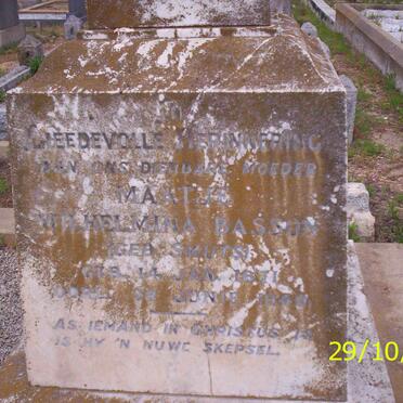 BASSON Maatje Wilhemina neé SMUTS 1871-1949