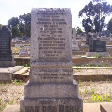 BERG Willem Theodorus, van den -1936 &amp; Hendrika Johanna Gertruida PISTOR 1864-1931