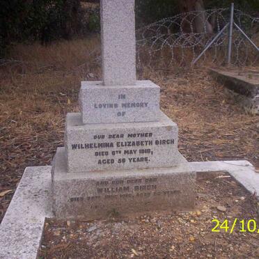 BIRCH William -1918 &amp; Wilhelmina Elizabeth -1918