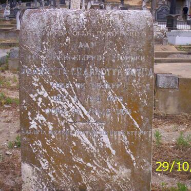 BOTHA Jeanette Charlotte neé DE GREEFF 1878-1931