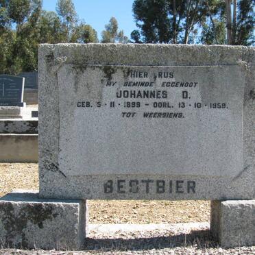 BESTBIER Johannes D. 1899-1959
