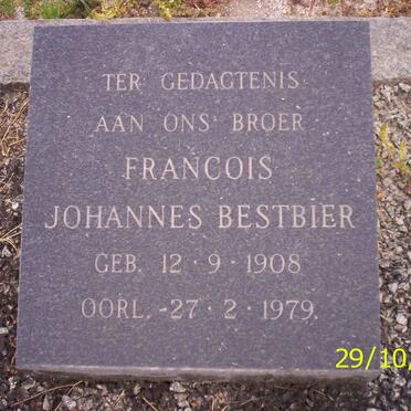 BESTBIER Francois Johannes 1908-1979