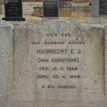 CARSTENS Huibrecht E.J. nee CARSTENS 1888-1948