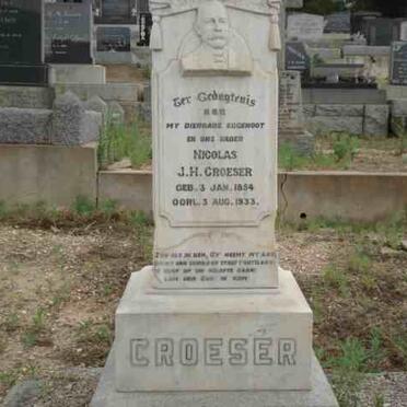 CROESER Nicolas J.H. 1854-1933