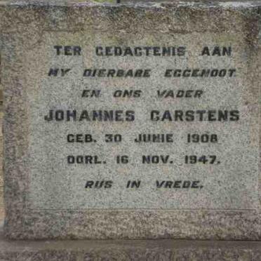 CARSTENS Johannes 1908-1947