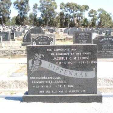 DIPPENAAR Jacobus C.M. 1907-1980 &amp; Elizabeth J. 1917-2006