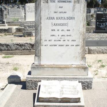 DURR Anna Maria 1910-1943