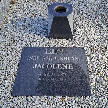 ERASMUS Jeanetta Jakoba nee VAN JAARSVELD 1934-1975 :: ELS Jacolene nee GELDENHUYS 1977-2013 