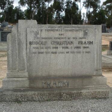 FRAHM Rudolf Christian 1888-1948