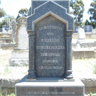 GREEFF Johannes Jacob Frederick, de 1935