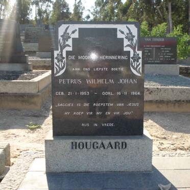 HOUGAARD Petrus Wilhelm Johan 1953-1964