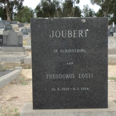JOUBERT Theodorus Louis 1907-1964