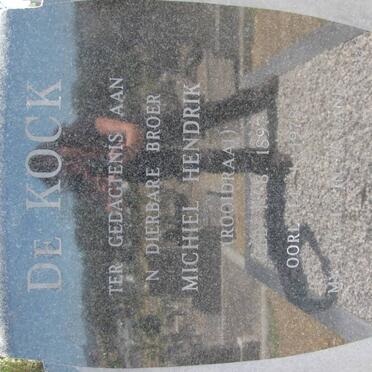 KOCK Michiel Hendrik, de 1897-1978