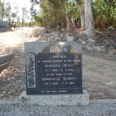 KUUN Hermanus 1908-1983 &amp; Susanna 1904-1970