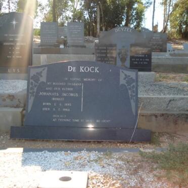 KOCK Johannes Jacobus, de 1895-1984