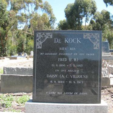 KOCK F.H., de 1896-1963 &amp; A.C. VILJOEN 1894-1973