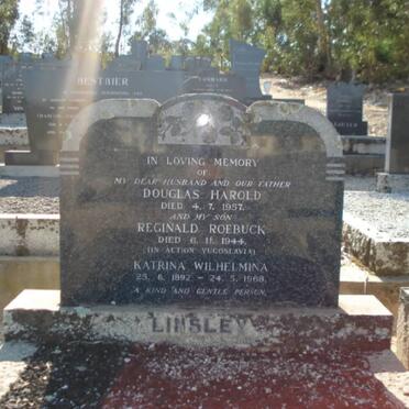 LINSLEY Douglas Harold -1957 :: LINSLEY Reginald Roebuck -1944 :: LINSLEY Katrina Wilhelmina 1892-1968