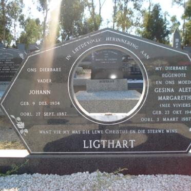 LIGHTHART Johann 1934-1987 &amp; Gesina Aletta Margaretha VIVIERS 1941-1987