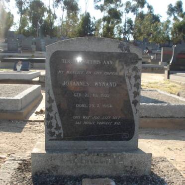 LAMBRECHTS Johannes Wynand 1922-1964