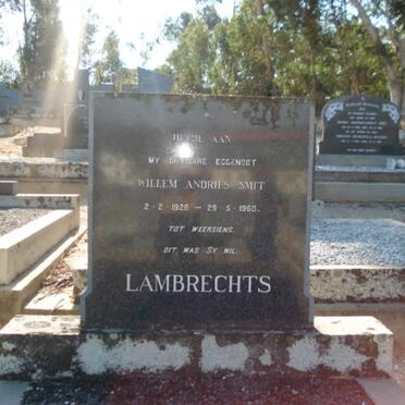 LAMBRECHTS Willem Andries Smit 1926-1968