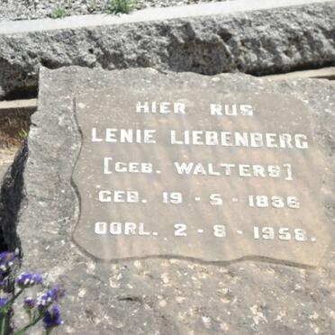 LIEBENBERG Lenie nee WALTERS 1836-1958