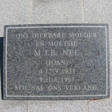 NEL M.J.B.1923-1997