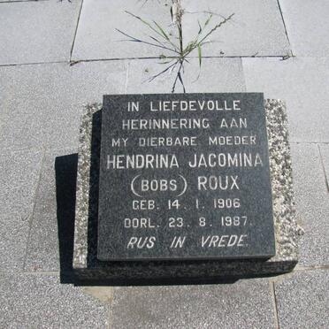 ROUX Hendrina Jacomina 1906-1987