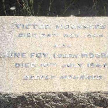 MOORREES Victor -1945 :: FOY Elaine nee MOORREES -1942