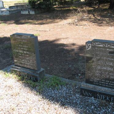 NIEKERK Johan David, van 1891-1961 &amp; Sylvia Georgina 1908-1981