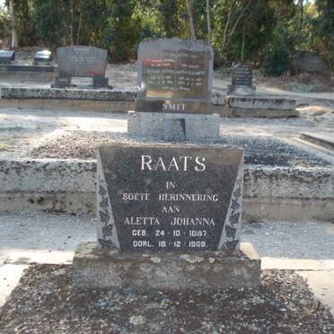 RAATS Aletta Johanna 1887-1969