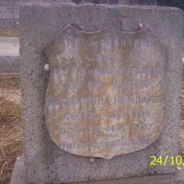 SCHÄFER Margaretha L. 1879-1937