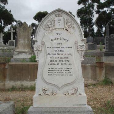 SCHELLINK Maria Jacoba nee VAN AARDE 1872-1911