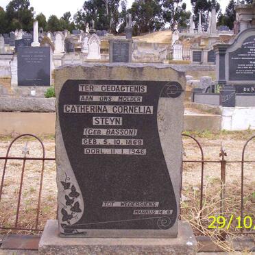 STEYN Catherina Cornelia neé BASSON 1869-1946