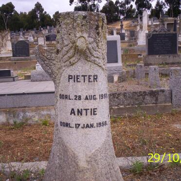 SLABBER Pieter -1950 &amp; Antie -1958