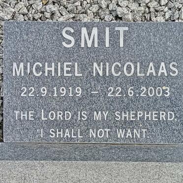 SMIT Michiel Nicolaas 1919-2003