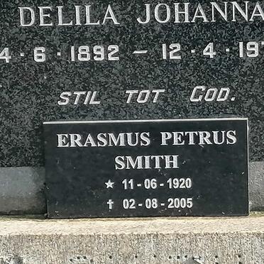 SMITH Cornelius Johannes S. 1897-1967 &amp; Delila Johanna 1892-1976 :: SMITH Erasmus Petrus 1920-2005 