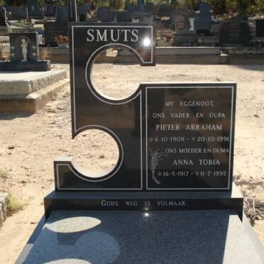 SMUTS Pieter Abraham 1908-1991 &amp; Anna Tobia 1917-1992