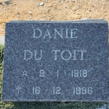 TOIT Danie, du 1918-1996