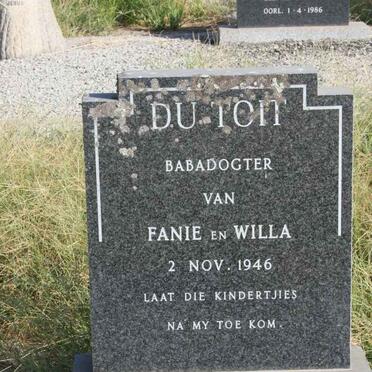 TOIT Baba, du 1946-1946