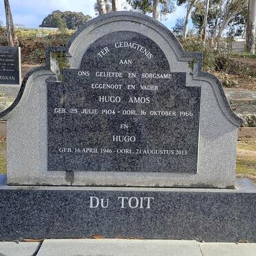 TOIT Hugo Amos, du 1904-1966 :: DU TOIT Hugo 1946-2013