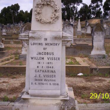 VISSER Jacobus Willem 1871-1945 &amp; Catharina J.E. BESTER 1876-1958