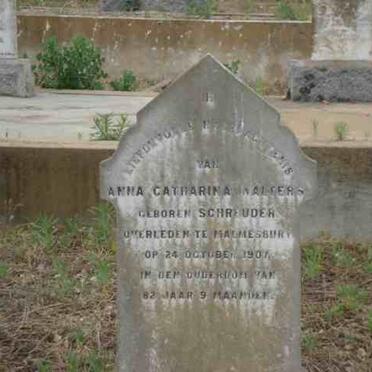 WALTERS Anna Catharina nee SCHREUDER -1907