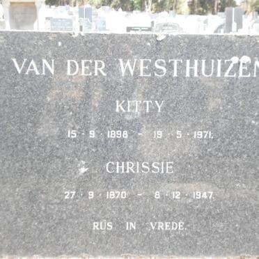 WESTHUIZEN Kitty, van der 1898-1971 :: VAN DER WESTHUIZEN Chrissie 1870-1947