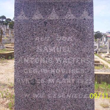 WALTERS Samuel Antonie 1869-192?