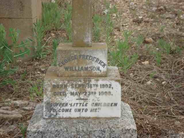 WILLIAMSON George Frederick 1902-1908