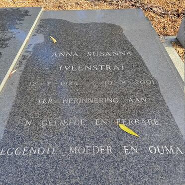 WITT Anna Susanna, de nee VEENSTRA 1924-2001