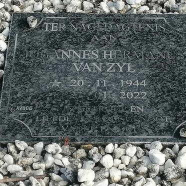 ZYL Johannes Hermanus, van 1944-2022