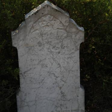 BRONN Jac's J.W. 1829-1885 :: BRONN Aletta J. nee SMIT 1835-1902