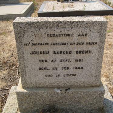 BRÖNN Johann Barend 1901-194?